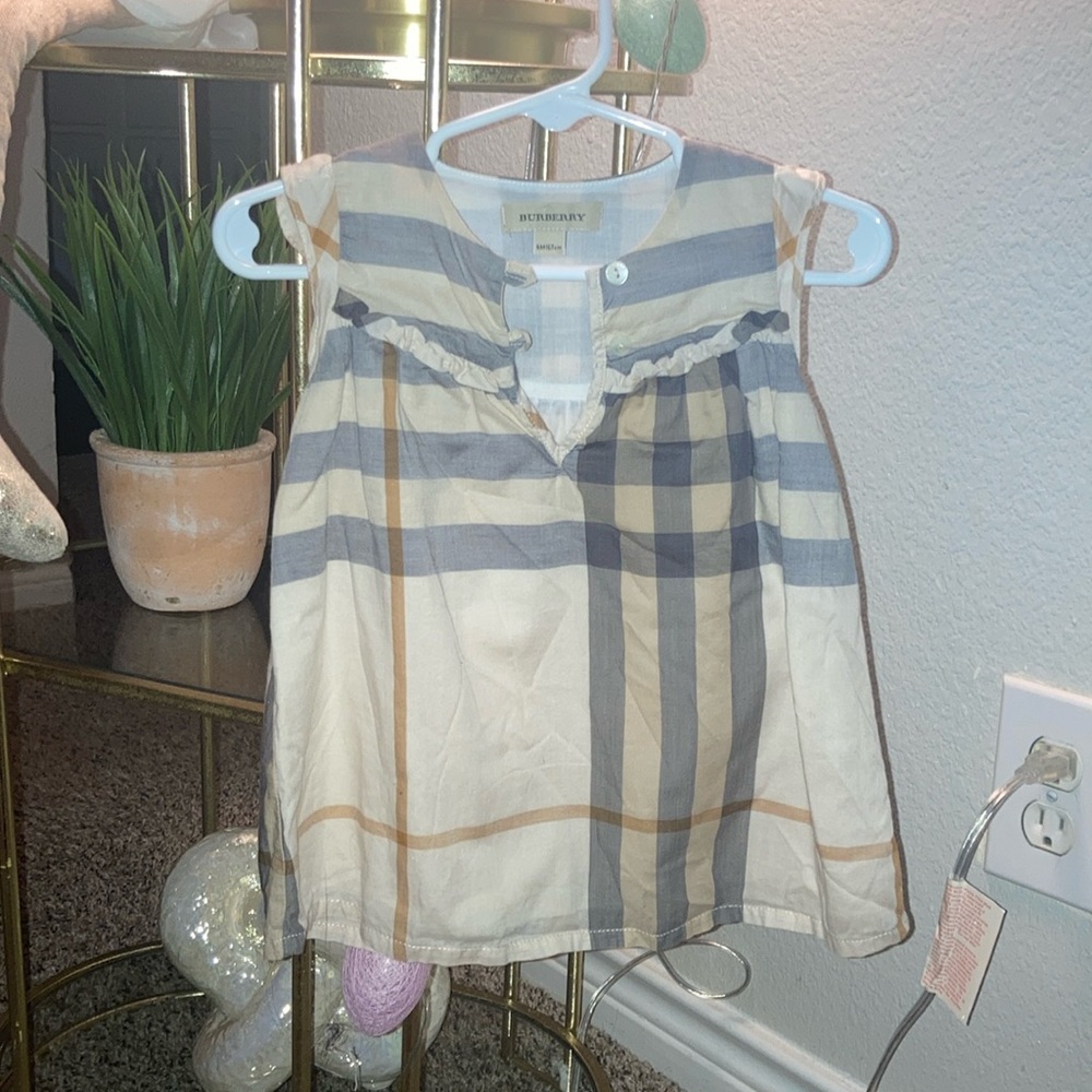 6 mths Burberry baby girl dress